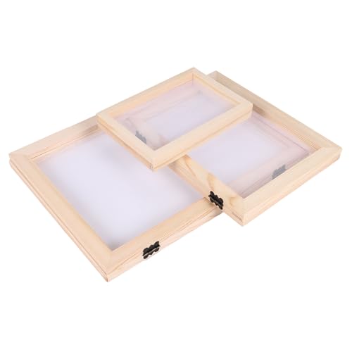 Nettoppo 3 StüCke Papier Holzpapier Formenbau Satz 3 GrößEnrahmen für DIY Papierhandwerk 12,7 X 17,8 cm 19,8 X 24,8 cm 24,8 X 33,0 cm Nettoppo 3 StüCke Papier Holzpapier Formenbau Satz 3 GrößEnrahmen für DIY Papierhandwerk 12,7 X 17,8 cm 19,8 X 24,8 cm 24,8 X 33,0 cm von Nettoppo