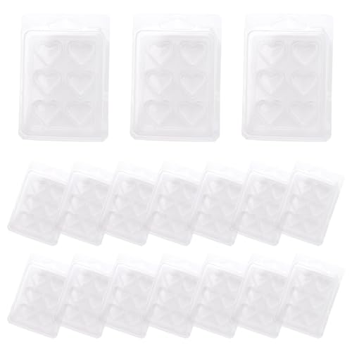Nettoppo 30 Packungen Wachs Schmelzen Muschelformen, Wachs Schmelzen Muscheln Wachs Schmelzen Liebe TablettbehäLter für Dochtlose Wachsschmelzkerzen von Nettoppo