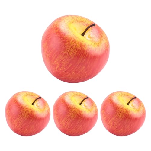Nettoppo 4 Stueck Grosser Kuenstlicher Roter Apfel Obst Nettoppo 4 Stueck Grosser Kuenstlicher Roter Apfel Obst von Nettoppo