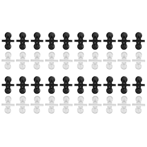 Nettoppo 40 StüCk Divider Aquarium Saugnapf Halter für Fischtanks Glas Abdeckung Separate Divider UnterstüTzung Clip Halterung von Nettoppo