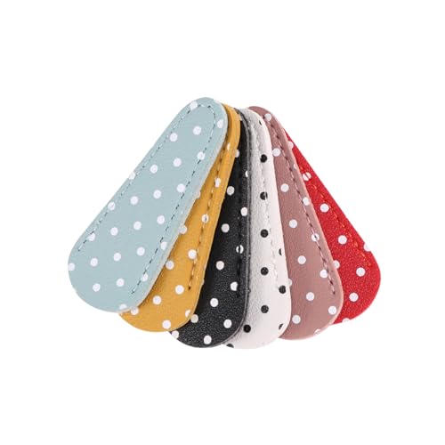 Nettoppo 6 StüCk Stickerei Scheren Scheide Polka Dot Scissors Schutz HüLle Schere Leder Scheide für Scheren Schutz von Nettoppo