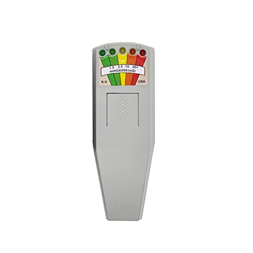 Nettoppo K2 Digitales Elektromagnetisches Feld-Strahlungstestgerät Teil Handheld 5 LED Gauss EMF für Die Persönliche Der Geisterjagd von Nettoppo