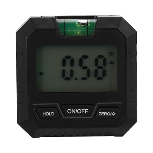 Nettoppo Mini Digitaler Winkelmesser Neigungsmesser Elektronisches Goniometer Nivellierung Messer Finder Nivellierung Box Schwarz von Nettoppo