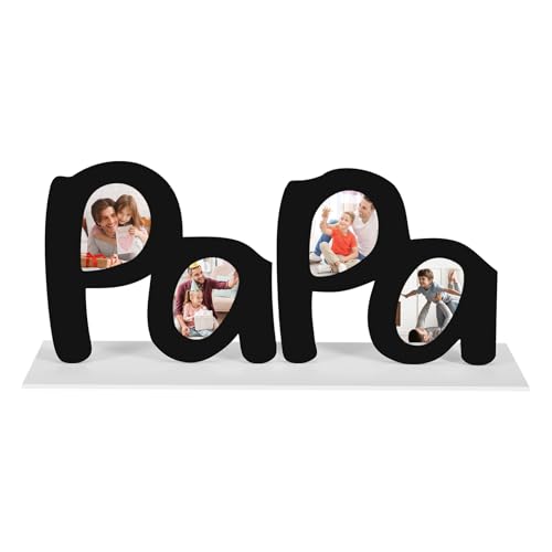 Nettoppo Vatertag Bilderrahmen, Geschenke Von Tochter, Geburtstagsgeschenke, Fotohalter, Vatertagsgeschenk -Schwarz Nettoppo Vatertag Bilderrahmen, Geschenke Von Tochter, Geburtstagsgeschenke, Fotohalter, Vatertagsgeschenk -Schwarz von Nettoppo