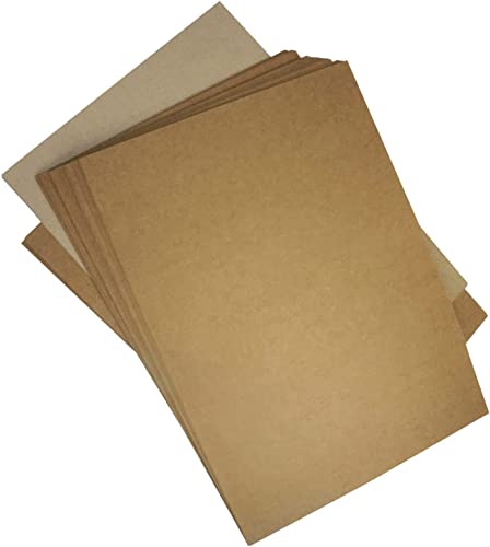 25x Blatt Kraftpapier 100g DIN A3 297x420mm sandbraun Bastelkarton ECO Vintage Ideal für Scrapbooking, Gestaltungsarbeiten, Einladungen, Hochzeit, Weihnachten, Geburtstag, Geschäftskarten von Netuno