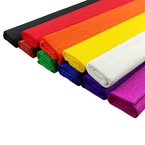 Netuno 10 Rollen Krepp-Papier farbig sortiert 200 x 50 cm verschiedene Farben Bastelpapier Krepppapier bunt gemischt Bastelkrepp deko krepp Rollen zum Basteln Dekorieren crepe paper Netuno 10 Rollen Krepp-Papier farbig sortiert 200 x 50 cm verschiedene Farben Bastelpapier Krepppapier bunt gemischt Bastelkrepp deko krepp Rollen zum Basteln Dekorieren crepe paper von Netuno