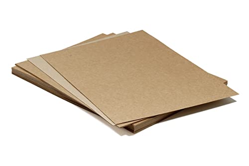 Netuno 100 x braunes Kraftpapier 100g DIN A4 210 x 297mm ÖKO-Papier Retro Natur-Papier Braun A4 Recycling-Papier Braun Vintage Kraft Papier ökologisch braunes Papier von Netuno