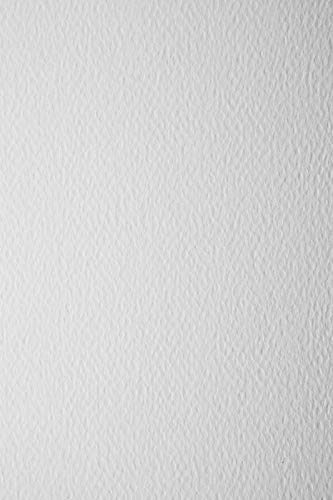 Netuno 100x Bastelpapier Weiß beidseitig strukturiert DIN A4 210 x 297 mm 120g Prisma Bianco Papier Weiß geprägt Papier mit Struktur Weiß Bastel-Papier Struktur Papier mit Prägung von Netuno