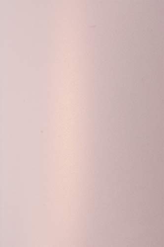 Netuno 10x Papier Perlmutt Rose-Gold DIN A4 210x 297 mm 125g Sirio Pearl Rose Gold Perlglanz Papier bunt Glanzpapier zum Basteln Perlmutt-Papier Weihnachten Ostern Hochzeit Geburtstag Taufe von Netuno