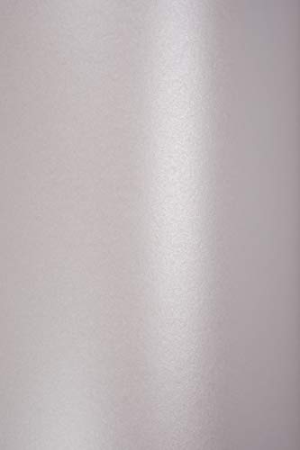 Netuno 10x Perlmutt-Hell-Rosa Karton DIN A4 210 x 297 mm 250g Majestic Parlour Pink Bastelkarton metallic glänzend Glanzkarton Rosa für Hochzeit Geburtstag Taufe Weihnachten Einladungen von Netuno