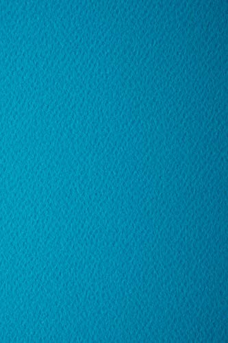 Netuno 10x Tonkarton Blau einseitig strukturiert DIN A4 210x 297 mm 220g Prisma Oceano Fotokarton mit Struktur Karten-Karton mit Textur farbig A4 Bastel-Karton bunt strukturiert Prägekarton von Netuno
