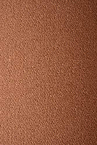 Netuno 10x Tonkarton Struktur Schoko-Braun DIN A3 297x 420 mm 220g Prisma Cioccolato Bastelkarton bunt einseitig strukturiert für Einladungs-Karten Visitenkarten Diplome Zeichnen Spezialpapier von Netuno