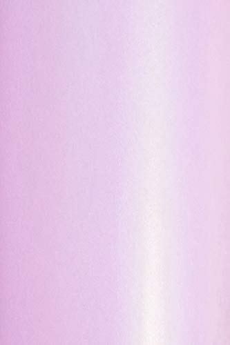 Netuno 20x Bastelkarton Perlmutt-Hell-Rosa DIN A4 210x 297 mm 250g Aster Metallic Candy Pink Pearlkarton Effektkarton schimmernd Perlglanz-Bastel-Karton Perlmutt-Glanz-Karton Schimmerpapier von Netuno