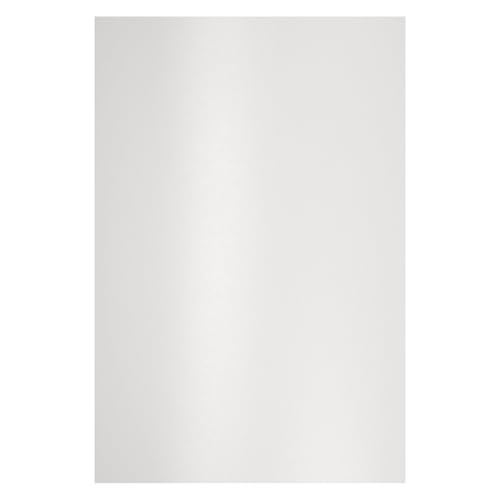 Netuno 20x Bastelkarton Perlmutt Weiß DIN A4 21 x 29,7 cm 300g Aster Metallic White Effektkarton Perlweiß Perlglanz Karton Perlmutt Glanz für Hochzeitskarten Einladungskarten Visitenkarten von Netuno