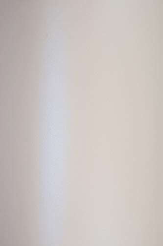 Netuno 50x Perlmutt-Hellblau Perl-Glanz-Karton DIN A5 210 x 148 mm 250g Majestic Light Blue Feinkarton elegant Perlmutt-Karton hochwertig für Hochzeitskarten Einladungskarten Dekoration von Netuno