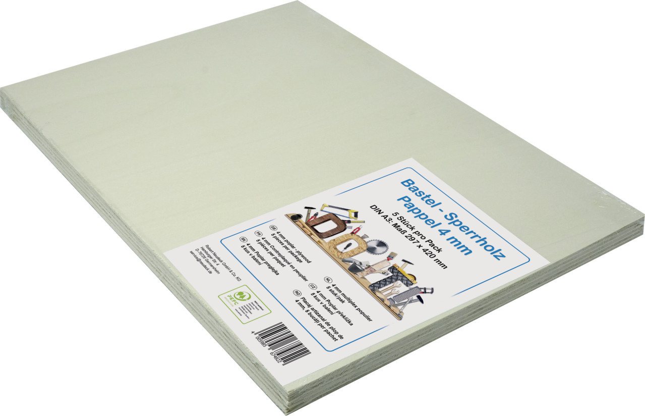 Neudeck Bastelnaturmaterial Bastelsperrholz Pappel DIN A3 42 x 29,7 cm, 4 mm Neudeck Bastelnaturmaterial Bastelsperrholz Pappel DIN A3 42 x 29,7 cm, 4 mm von Neudeck