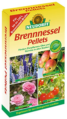 Neudorff Brennnessel Pellets – Brennnesseljauche fördert kräftiges Wachstum, Blütenbildung und Fruchtansatz von Obst, Gemüse und Zierpflanzen, 500 g von Neudorff