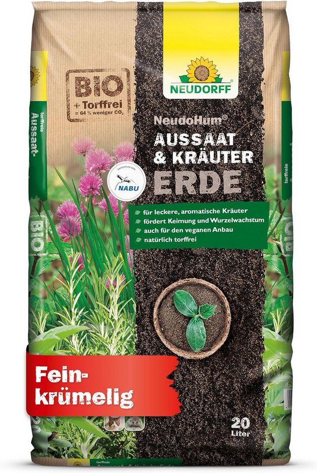 Neudorff Anzucht- und Kräutererde Neudorff NeudoHum Aussaat- & KräuterErde 20 Liter von Neudorff