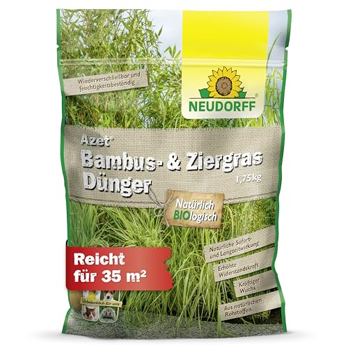 Neudorff Azet Bambus- & ZiergrasDünger – Bio Langzeitdünger sorgt für gleichmäßigen Wuchs und kräftig grünen Wuchs von Bambus und Ziergräsern, 1,75 kg von Neudorff