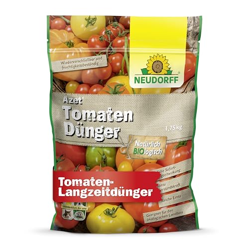 Neudorff Azet TomatenDünger – Bio Tomatendünger mit Mykorrhiza und natürlicher Sofort- und Langzeitwirkung sorgen für aromatische Tomaten, 1,75 kg von Neudorff