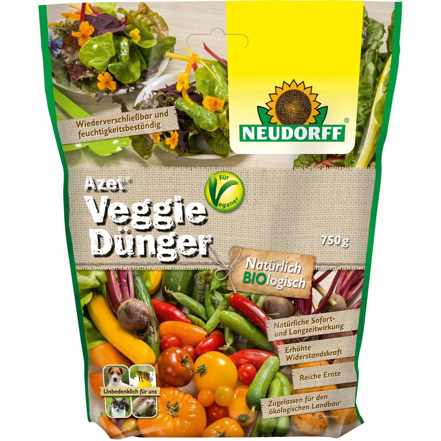 Neudorff Azet Veggie-Dünger 750 g vegan von Neudorff