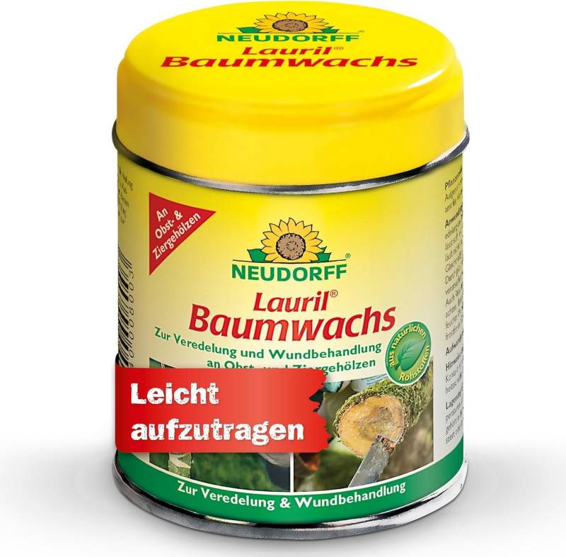 Neudorff Baumwachs Lauril, 125 g, 1,00 St., Schnell-Verband für große und kleine Verletzungen an Bäumen von Neudorff