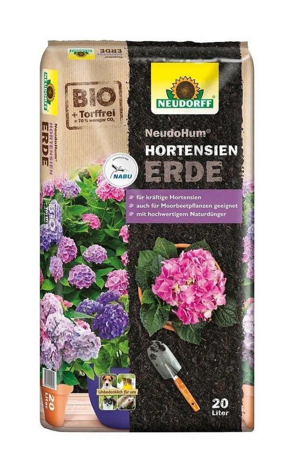 Neudorff Bio-Erde Neudorff NeudoHum Hortensienerde 20 l Pflanzerde Blumenerde von Neudorff