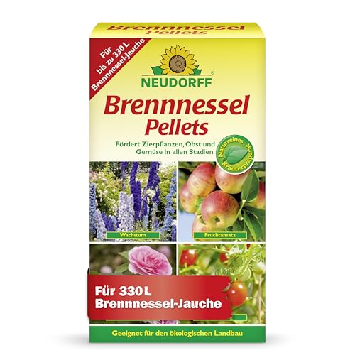 Neudorff Brennnessel Pellets unterstützt Wachstum, Blütenbildung, Fruchtansatz und kräftigt die Pflanzen, 500g von Neudorff