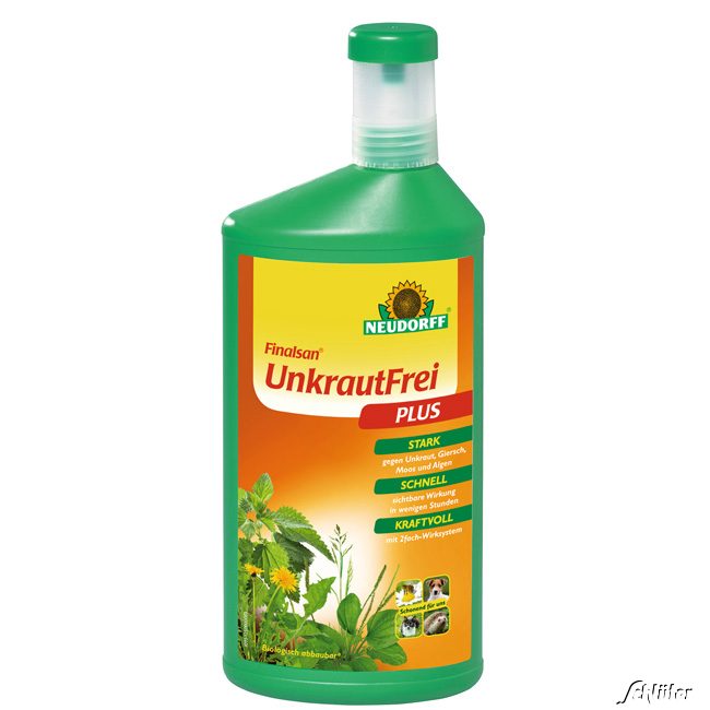 Neudorff &#039;Finalsan® Unkrautfrei&#039; PLUS - 1 Liter Lieferform: Kunststoffflasche mit Meßdeckel von Neudorff
