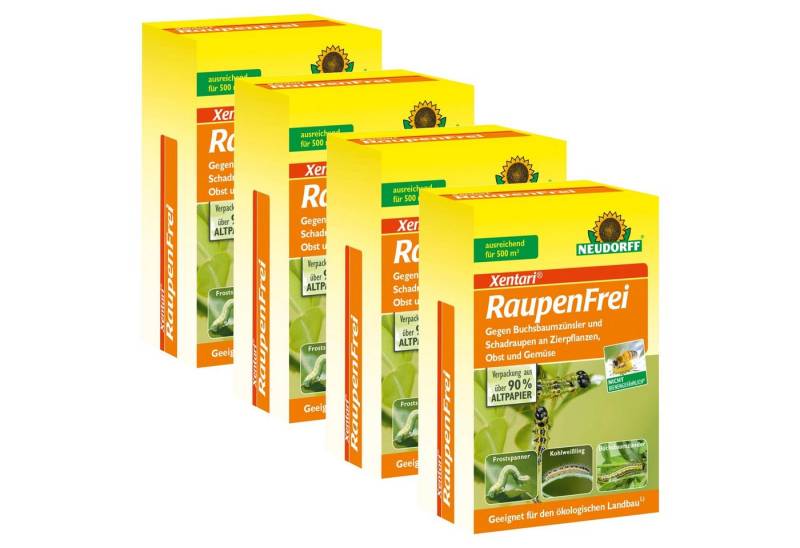 Neudorff Insektenspray Raupenfrei XenTari 4x 25 g, 100 g von Neudorff