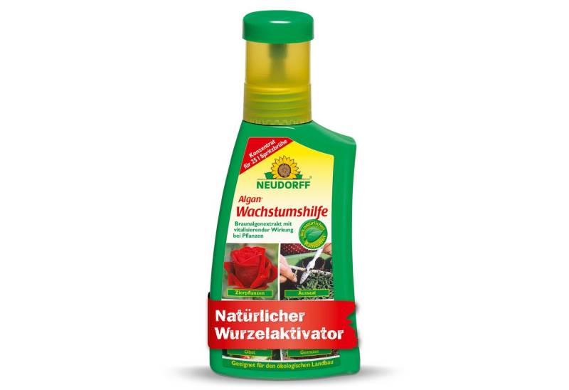 Neudorff Pflanzenstärkungsmittel Algan Wachstumshilfe 250 ml, natürlicher Wurzelaktivator, gewonnen durch milden, Extraktionsprozess aus der Braunalge Ascophyllum Nodosum Neudorff Pflanzenstärkungsmittel Algan Wachstumshilfe 250 ml, natürlicher Wurzelaktivator, gewonnen durch milden, Extraktionsprozess aus der Braunalge Ascophyllum Nodosum von Neudorff
