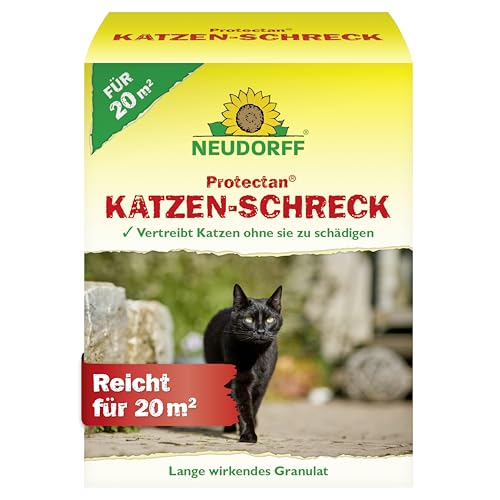 Neudorff Protectan Katzen-Schreck – Anwendungsfertiges Fernhaltemittel vertreibt Katzen wirkungsvoll, ohne sie zu schädigen - ausreichend für 20m², 200 g von Neudorff