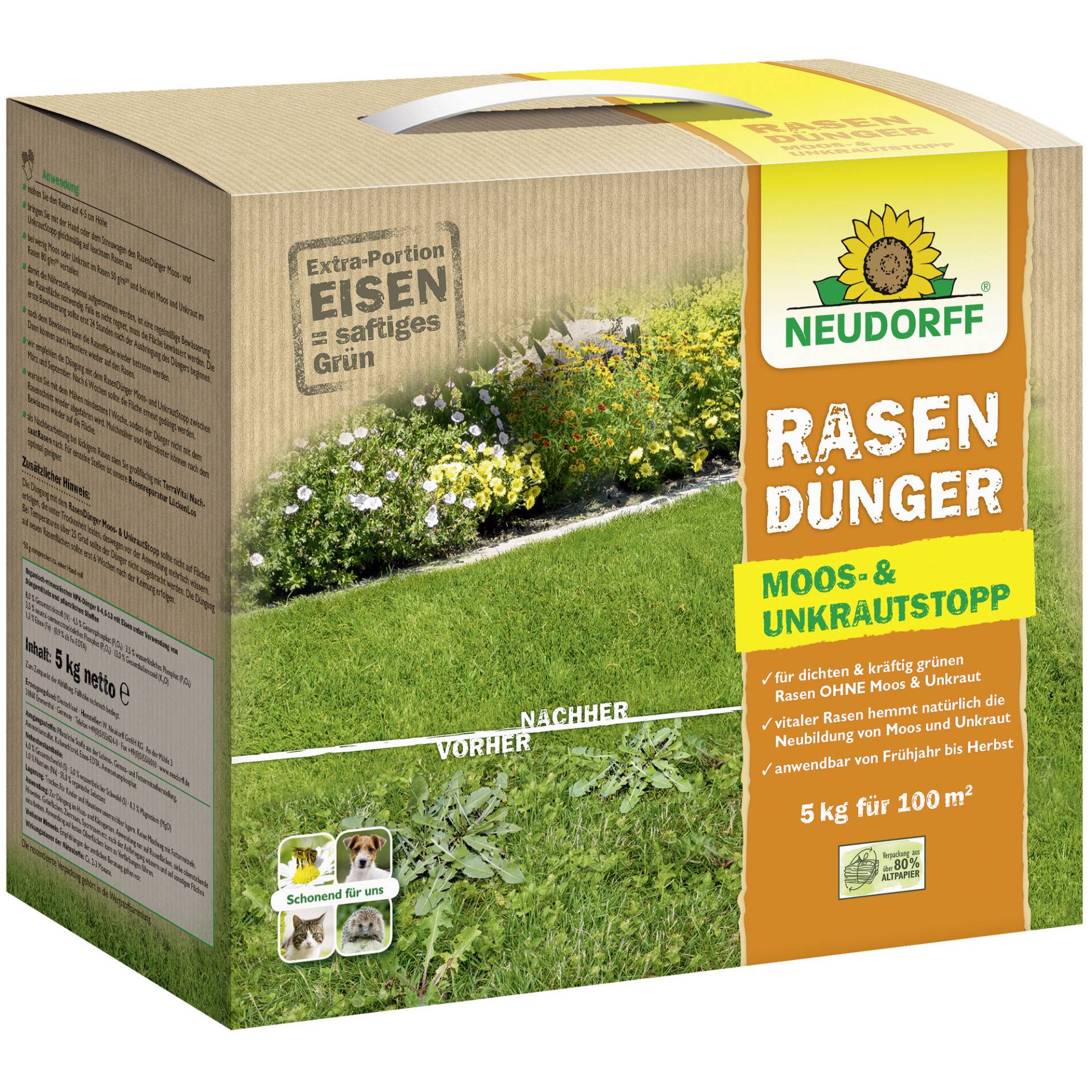 Neudorff Rasendünger 'Moos- und Unkrautstopp' 5 kg Neudorff Rasendünger 'Moos- und Unkrautstopp' 5 kg von Neudorff
