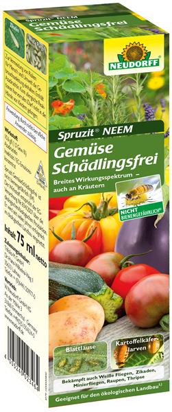 Neudorff Spruzit NEEM GemüseSchädlingsfrei 75 ml, Pfl.Reg.Nr. 2699-914 von Neudorff