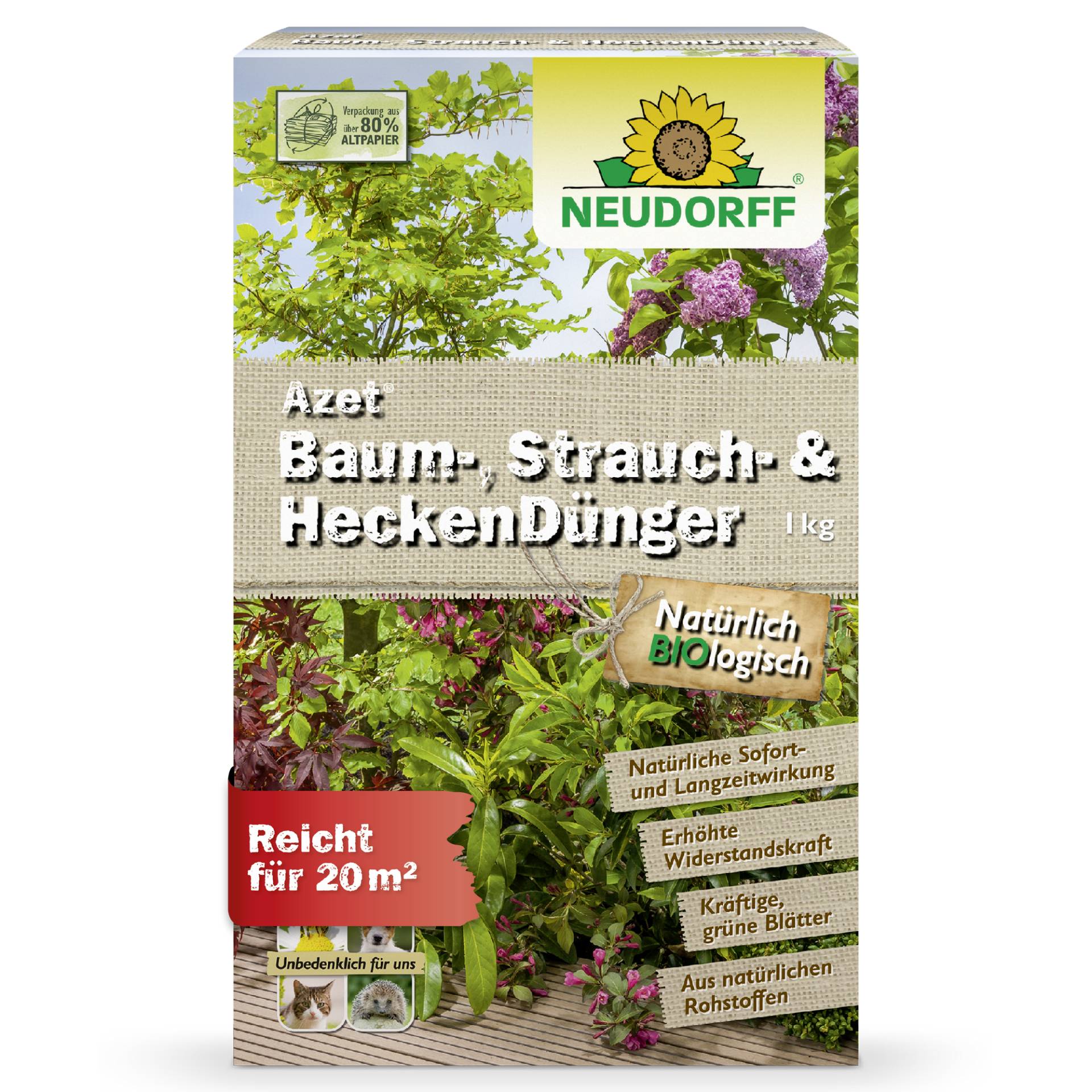 Neudorff Baum-, Strauch- und Heckendünger 'Azet' 1 kg Neudorff Baum-, Strauch- und Heckendünger 'Azet' 1 kg von Neudorff