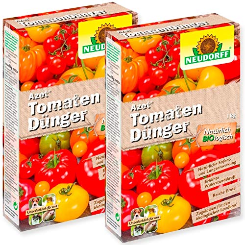 Neudorff Tomaten Dünger Azet 2 x 2,5 kg Sparpack + Gratiszugabe 20g Kressesamen Sprint von Neudorff