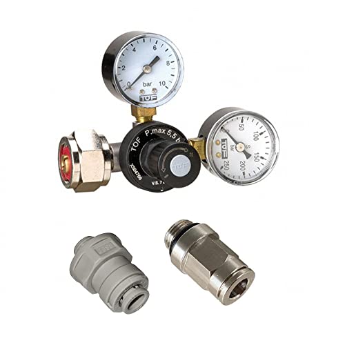 CO2 Druckminderer für große CO2 Mehrwegflaschen inklusive Connector geeignet für Grohe Blue Professional System. Mit und ohne 2 kg CO2 Flasche CO2 Druckminderer für große CO2 Mehrwegflaschen inklusive Connector geeignet für Grohe Blue Professional System. Mit und ohne 2 kg CO2 Flasche von Neues Wasser Group