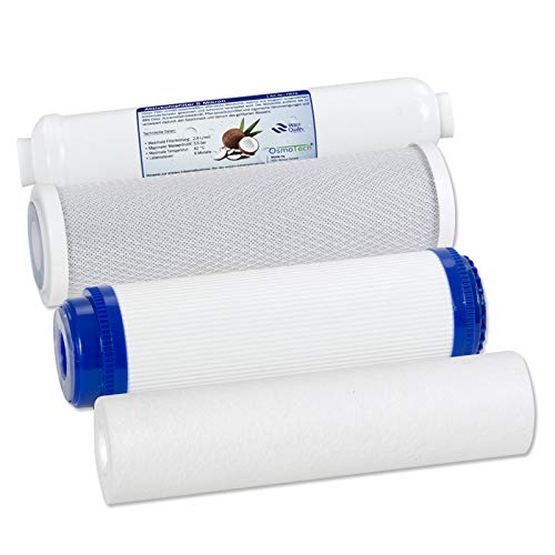 Filterset Für Osmoseanage Ultimate Plus – Neue Generation 400 GPD Filter, Wasserfilter Umkrehrosmose-Filterset von Neues Wasser Group