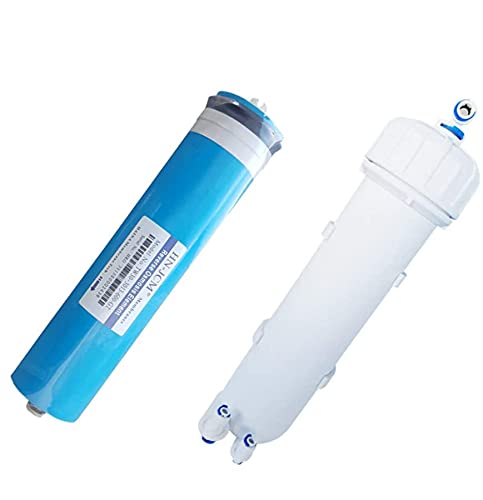 Membrane HN-JCM TW30-3013-600-GT 600 GPD Umkehrosmose-Membrane 3013-600 für Osmoseanlagen-Umkehrosmose, Osmose Filter, Osmose-Wasser, Osmoseanlage Trinkwasser, (Membrane inkl. Membran-Gehäuse) von Neues Wasser Group