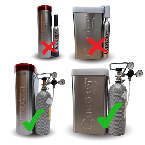 Neues Wasser Group CO2 Druckminderer für Mehrwegflaschen, Quooker Cube-kompatibel, Metall, Silber Neues Wasser Group CO2 Druckminderer für Mehrwegflaschen, Quooker Cube-kompatibel, Metall, Silber von Neues Wasser Group