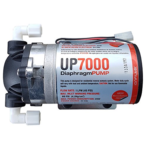 Umkehrosmoseanlagen Pumpe UP7000 High Flow Booster Pump 75GPD 24 Volt für Wasserfilter Osmose Trinkwasseraufbereitung von Neues Wasser Group