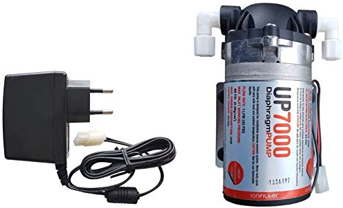 Umkehrosmoseanlagen Pumpe UP7000 High Flow Booster Pump 75GPD 24 Volt inkl. Netzteil 230v für Wasserfilter Osmose Trinkwasseraufbereitung von Neues Wasser Group