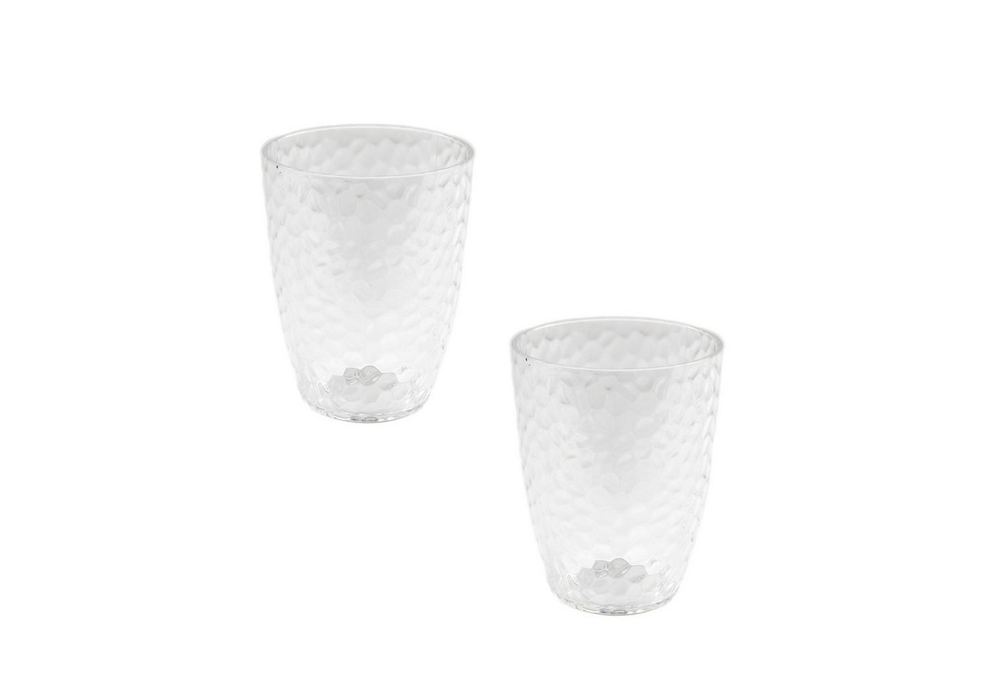 Neuetischkultur Becher Wasserglas 2er Set Kunststoff mit Blaseneffekt, Kunststoff, Saftbecher Wasserbecher Neuetischkultur Becher Wasserglas 2er Set Kunststoff mit Blaseneffekt, Kunststoff, Saftbecher Wasserbecher von Neuetischkultur