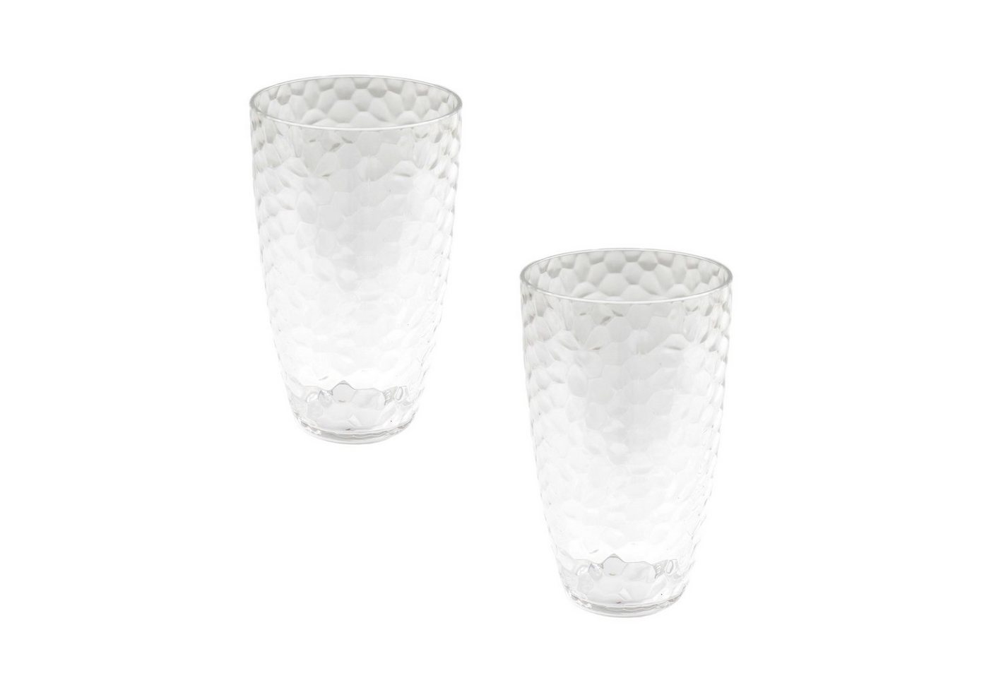 Neuetischkultur Longdrinkglas Longdrinkglas 2er Set Kunststoff mit Blaseneffekt, Kunststoff, Wasserbecher Saftbecher Neuetischkultur Longdrinkglas Longdrinkglas 2er Set Kunststoff mit Blaseneffekt, Kunststoff, Wasserbecher Saftbecher von Neuetischkultur