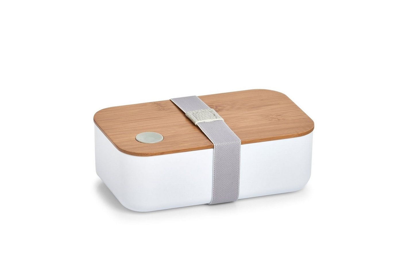 Neuetischkultur Lunchbox Lunchbox mit Bambusdeckel, Kunstoff, Bambus, (Stück, 1-tlg., 1 Lunchbox mit Bambusdeckel ohne Dekoration) von Neuetischkultur