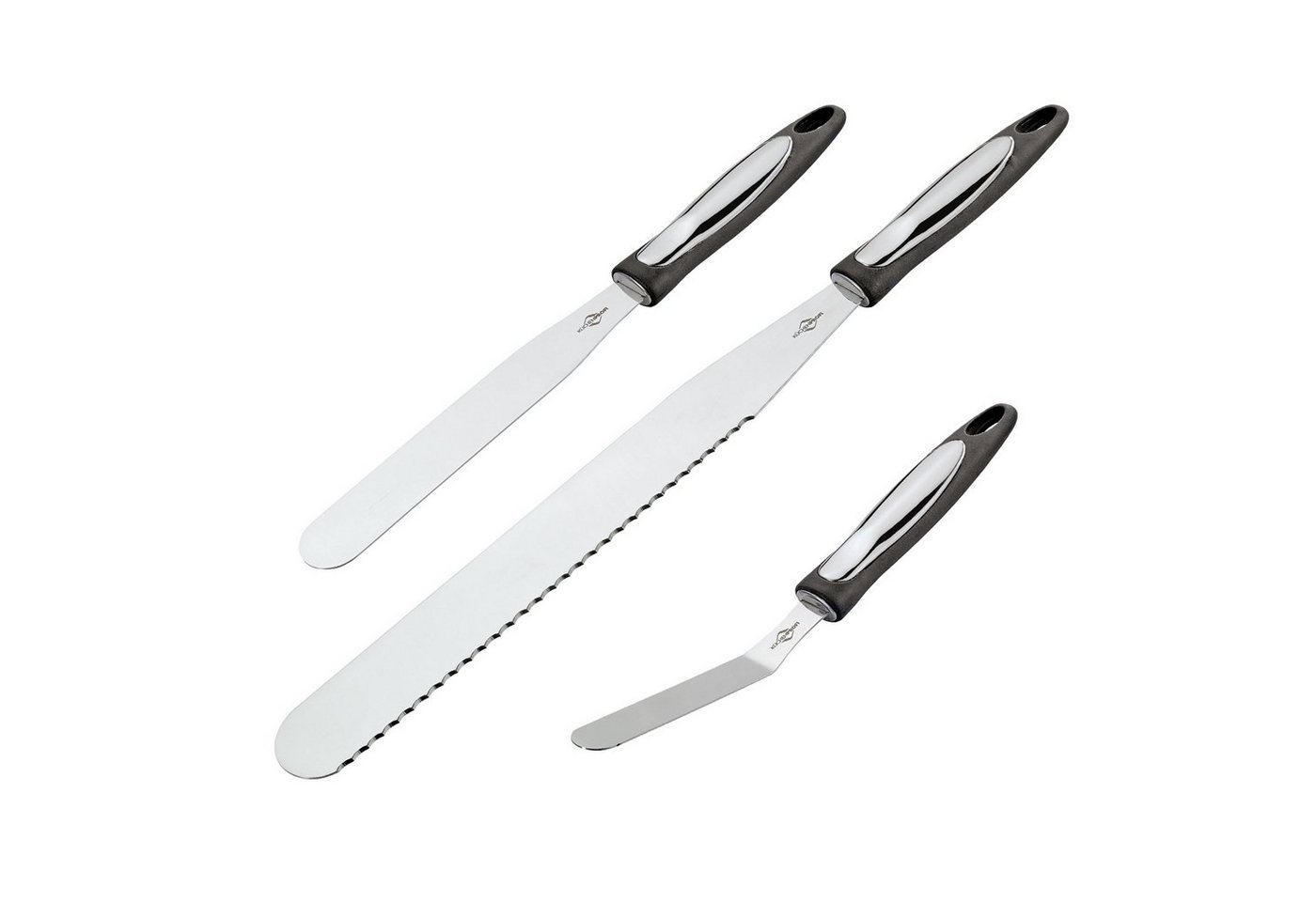 Neuetischkultur Messer-Set Konditormesser-Set 3-teilig (Set, 3-tlg., 1 Konditormesser-Set), Tortenmesser 3 tlg. Messer-Set von Neuetischkultur