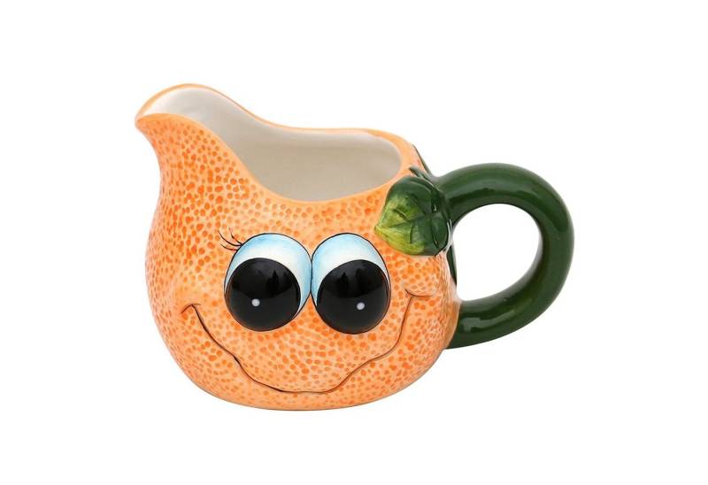 Neuetischkultur Milchkännchen Keramik Milchkännchen Früchte, Sahnegießer Zitrone Apfel Erdbeere Orange von Neuetischkultur