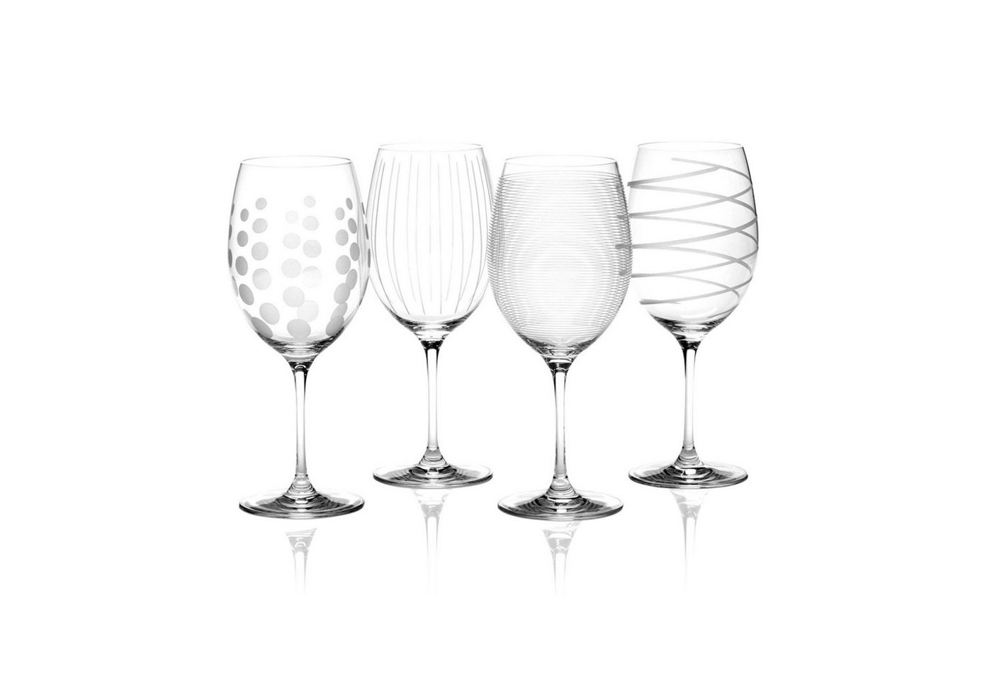 Neuetischkultur Rotweinglas Rotweingläser Set 4tlg, 685ml Mikasa Cheers, Glas von Neuetischkultur