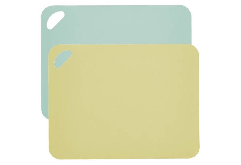 Neuetischkultur Schneidauflage Schneidematte 2er-Set 38 x 29 cm, Kunststoff, (Set, 2-St., 2 Schneidematten), Schneidebrett biegsam rutschfest von Neuetischkultur