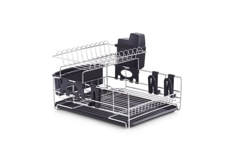 Neuetischkultur Trockenständer Geschirrabtropfständer Schwarz, Abtropfgitter Trockenständer von Neuetischkultur